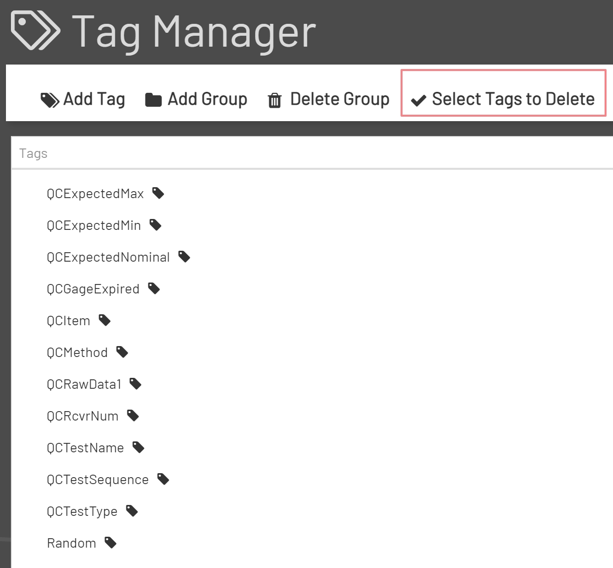 Top Bar Delete Group Confirm