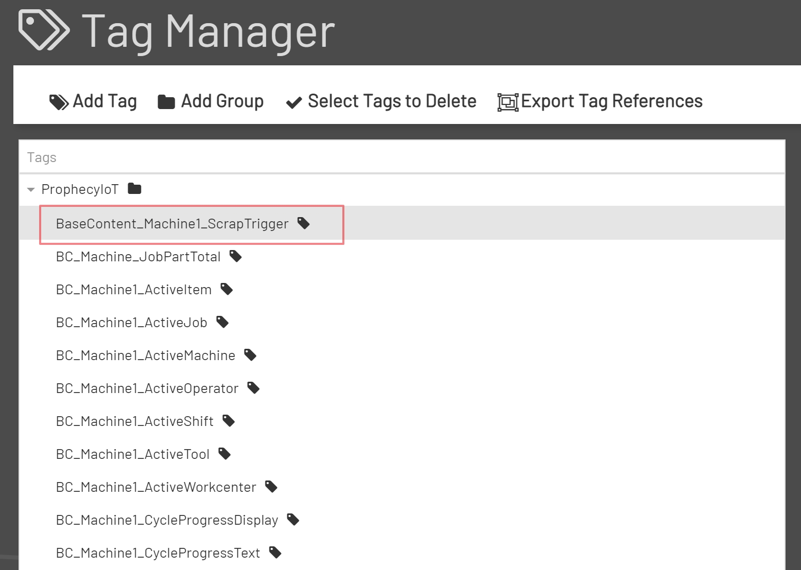 Tag Tree Select Tag
