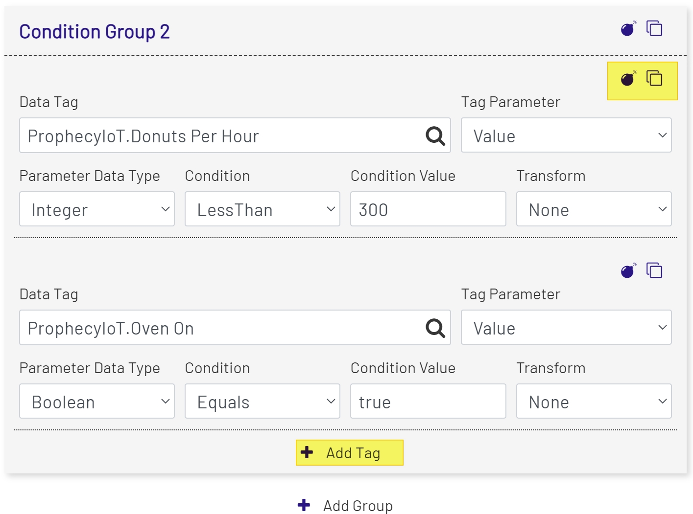 Aggregation Tag Rule