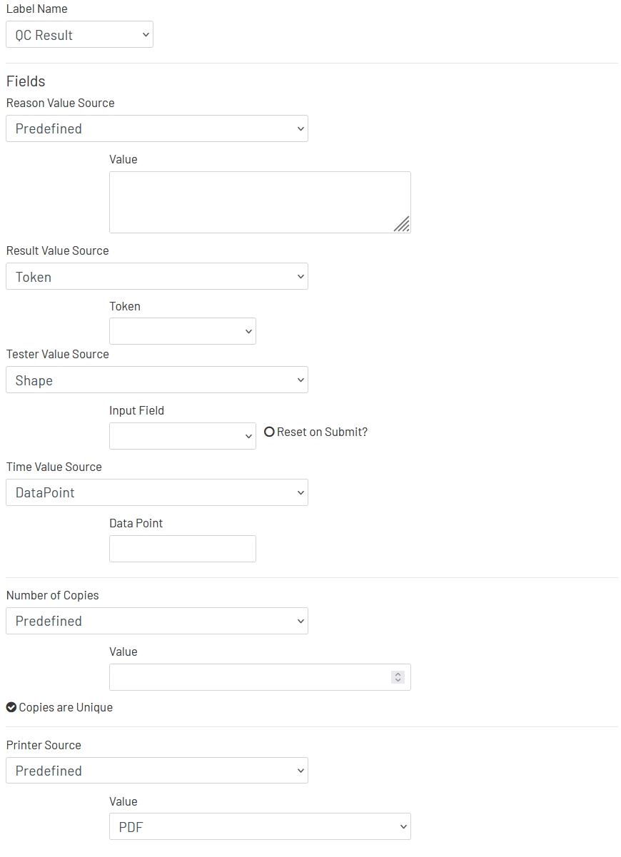 BarTender Button Config