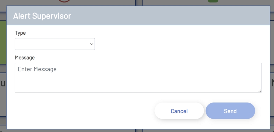 Alert Supervisor Form