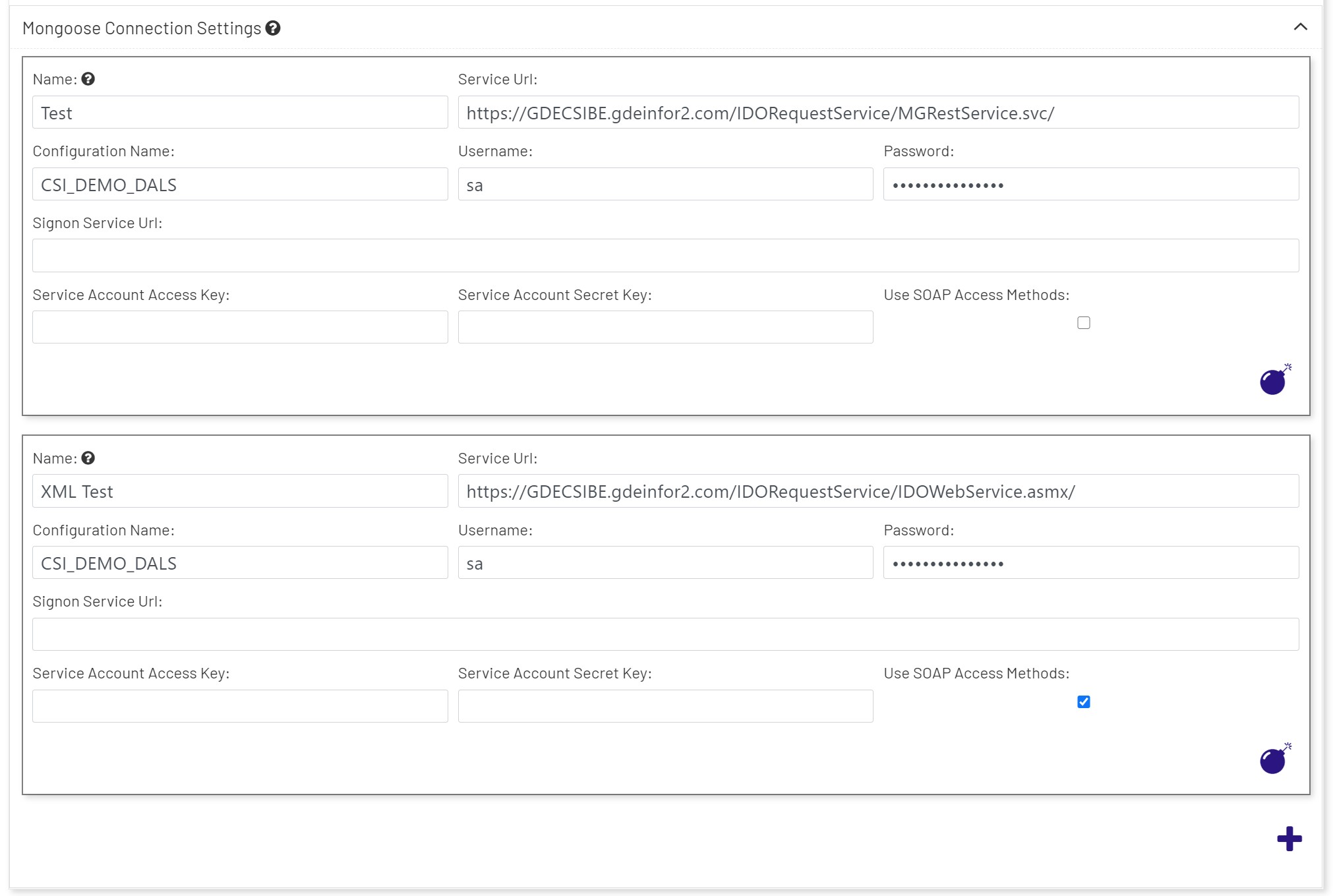 Mongoose Connection Settings