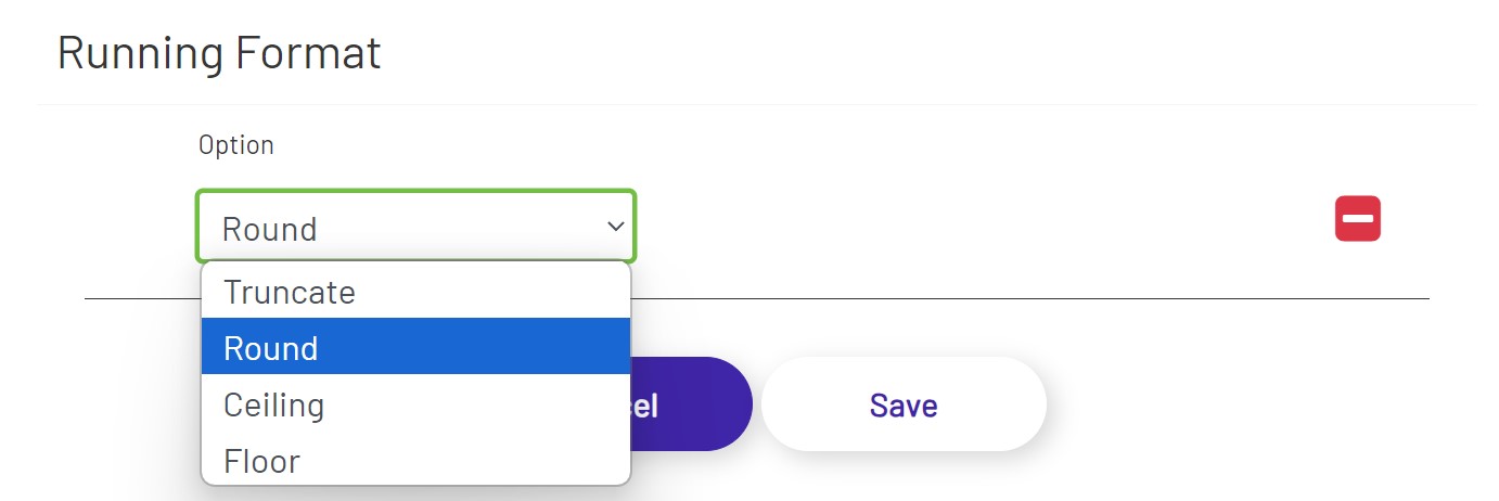 DB Grid Config Format Number