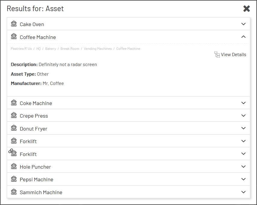 Entity Explorer Search