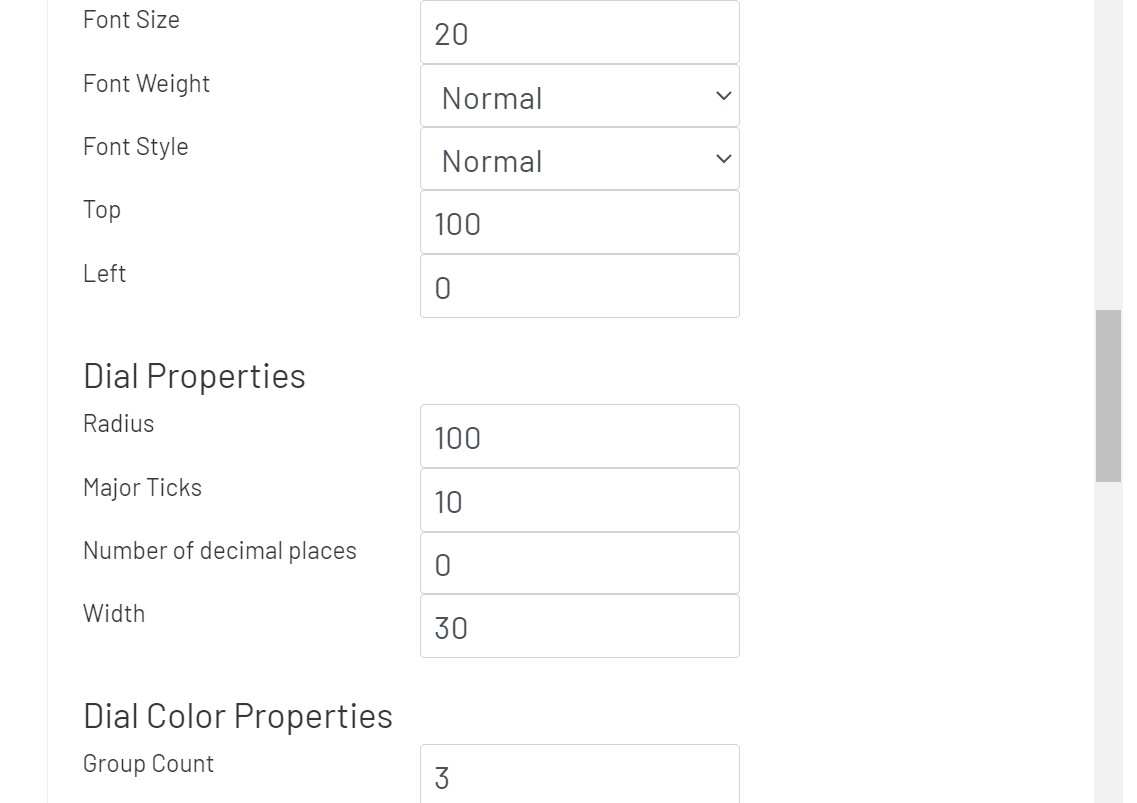 Gauge Chart Config 3