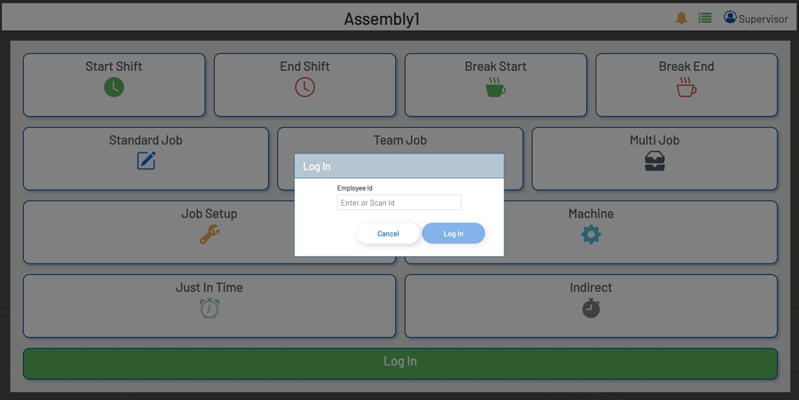 User Mode Login Example