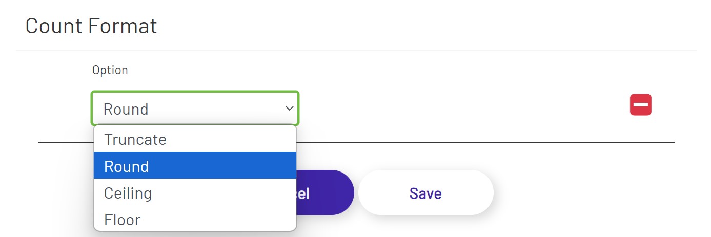 Unified Grid Config Format Number