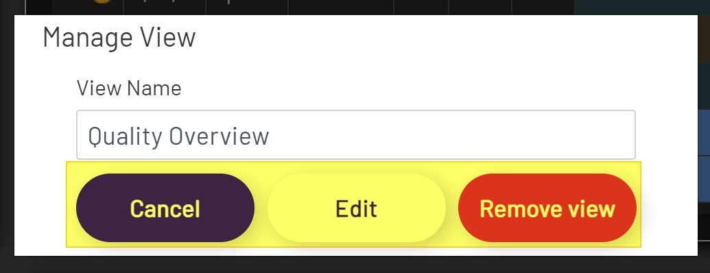 Manage View Modal