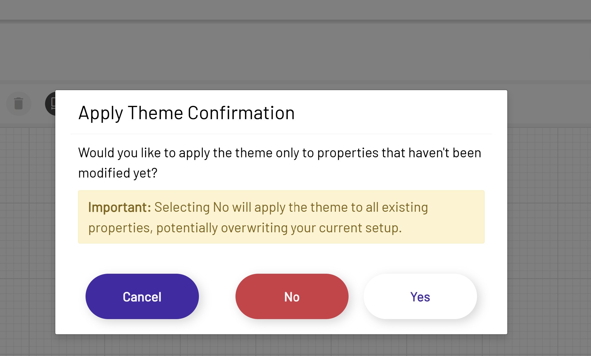 Apply Theme Configuration