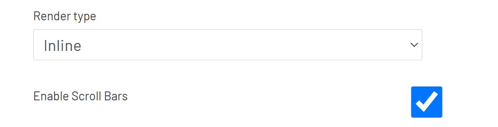 Inline Embedded Shape