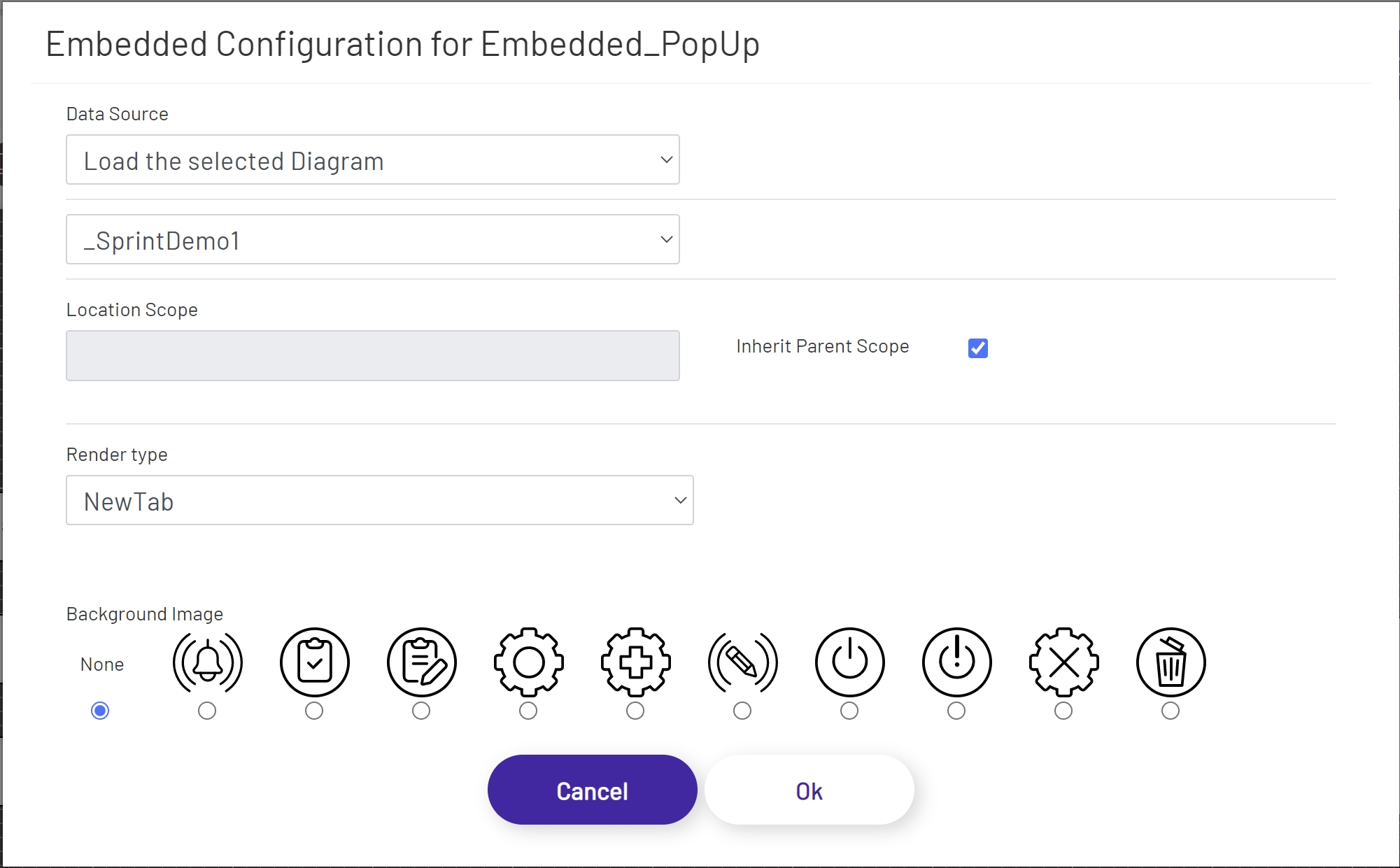 NewTab Embedded Shape