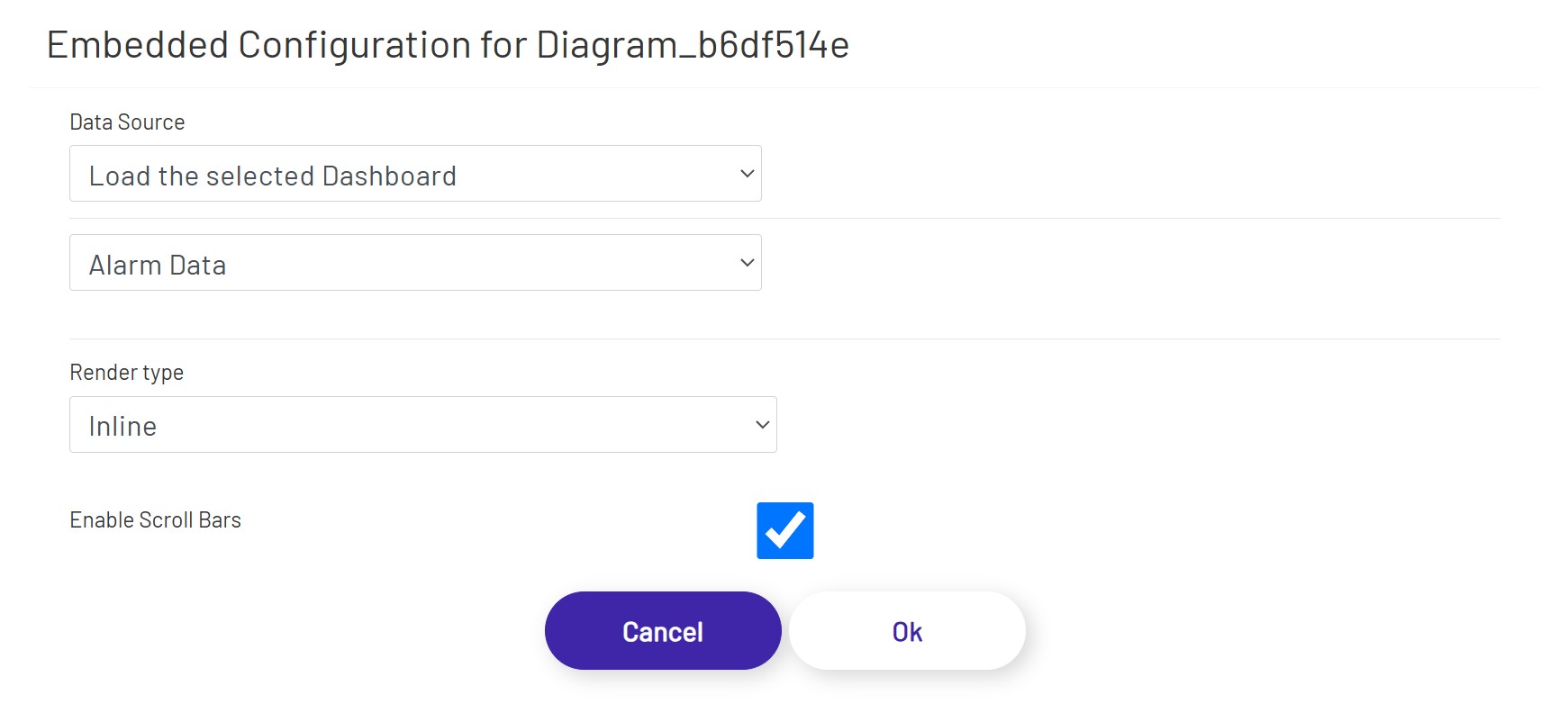 Load Selected Dashboard