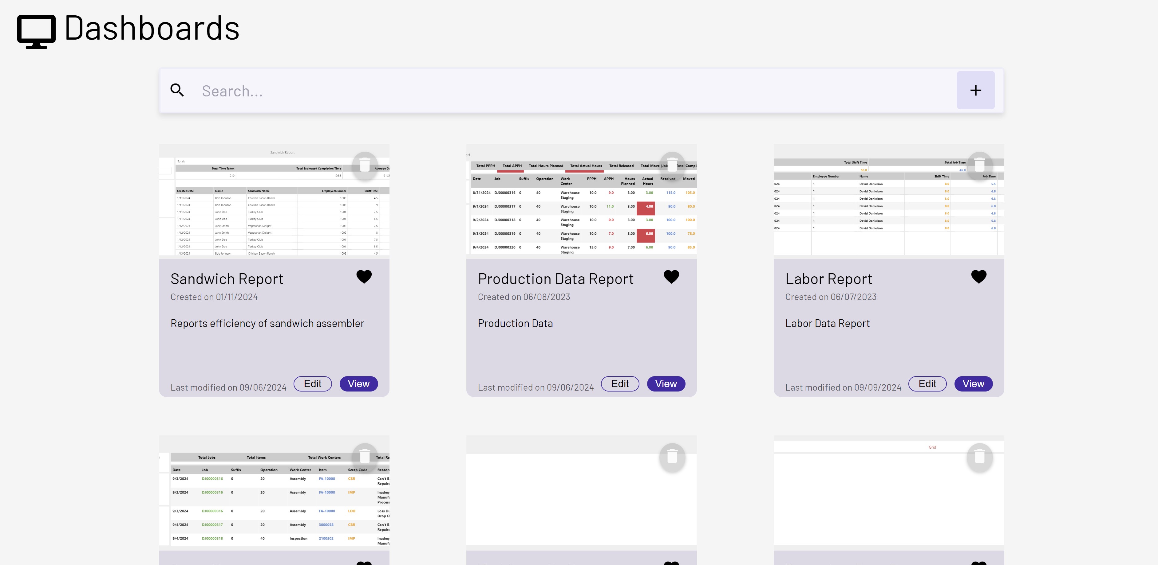 Diagram Selection Screen