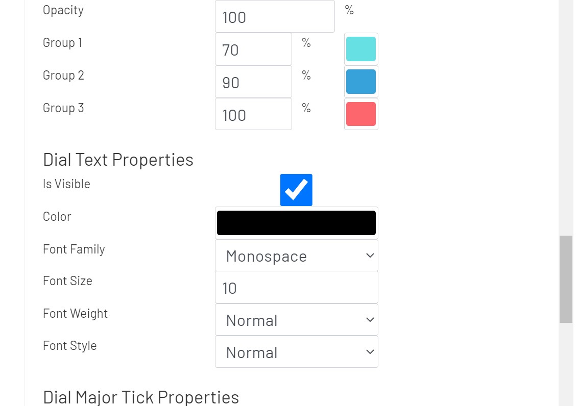 Gauge Chart Config 4