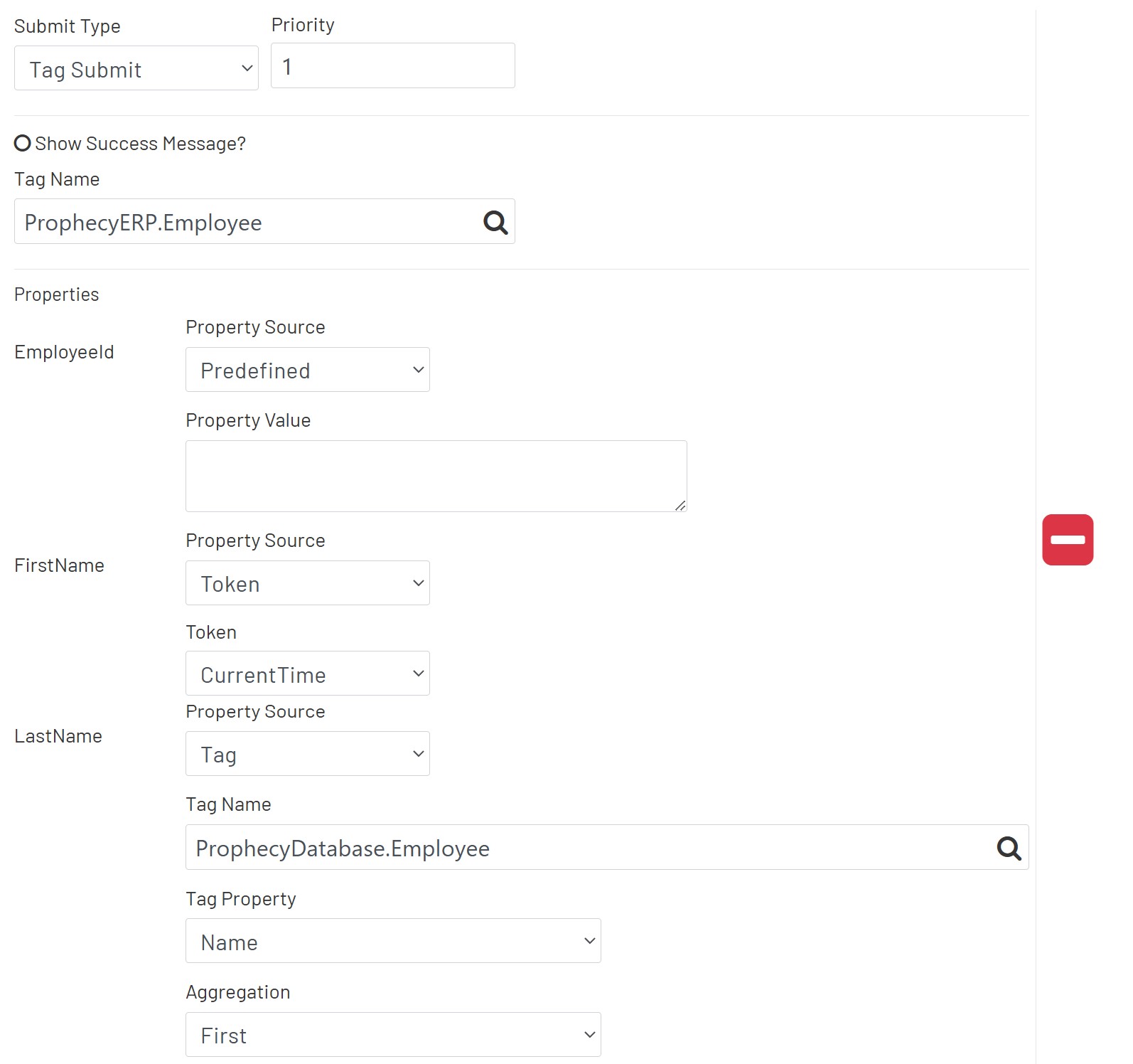 Tag Data Submit Config 2