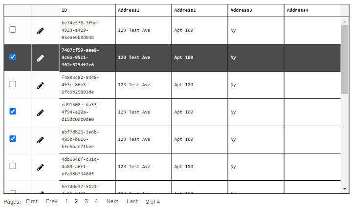 Unified Grid Config Multi-Select