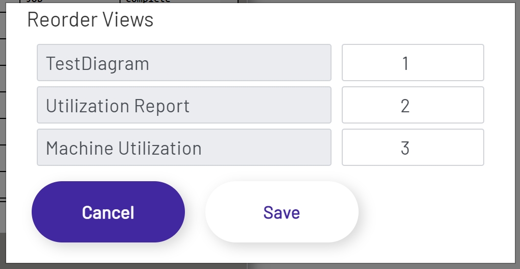 Manage View Modal